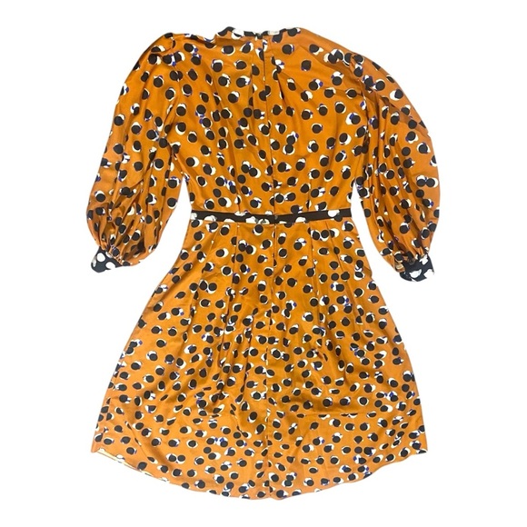 Hunter Bell Burnt Dot Casper Dress Sz 12 - Picture 4 of 4